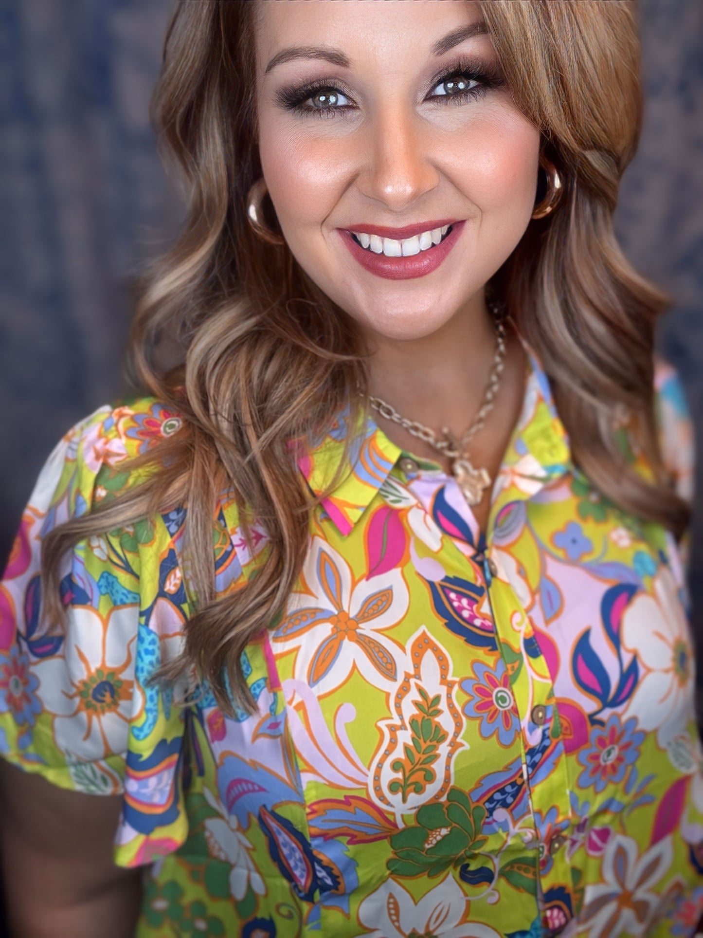 Plus Size Green FLORAL MIRABELLE Maxi Dress