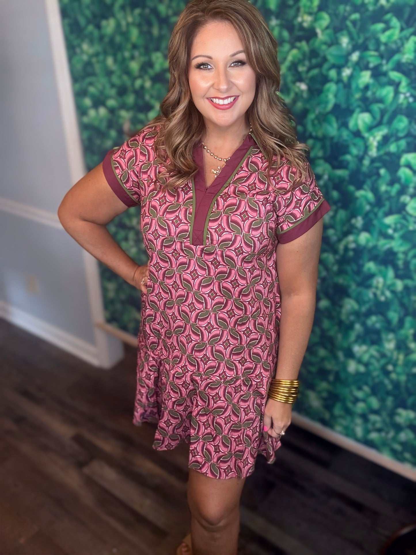 Jenny Lynn Dress in Wine
