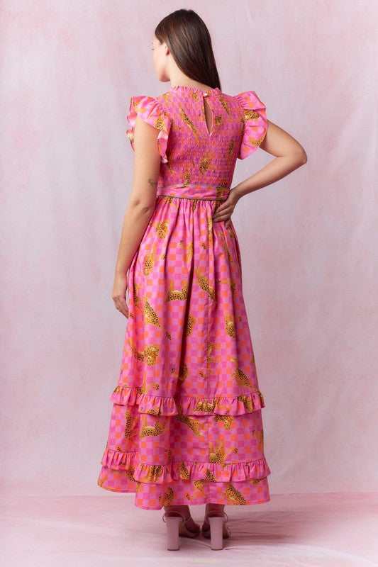 Make A Statement Cheetah Midi Dress- arrives Mid May 2025