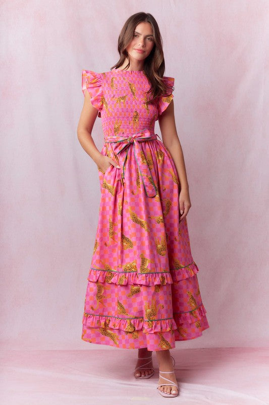 Make A Statement Cheetah Midi Dress- arrives Mid May 2025