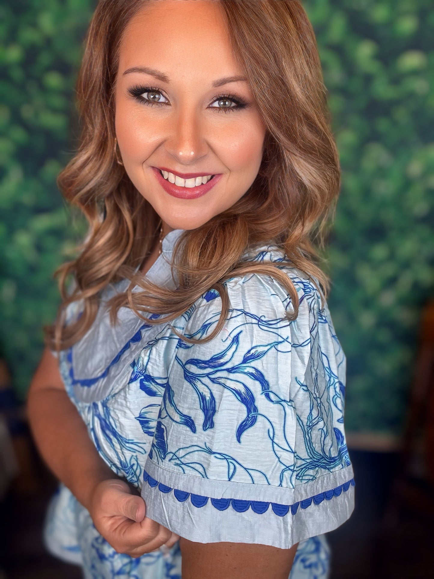 Blue Emma Top