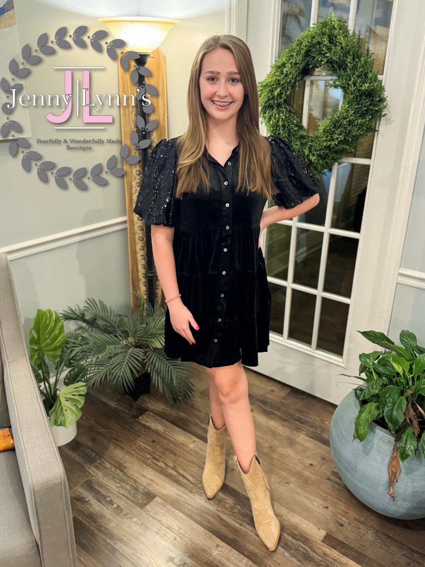 Black Velvet Dress