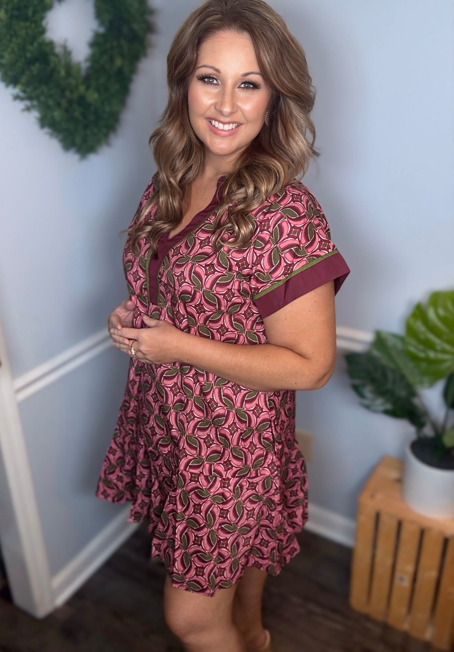 Jenny Lynn Dress in Wine