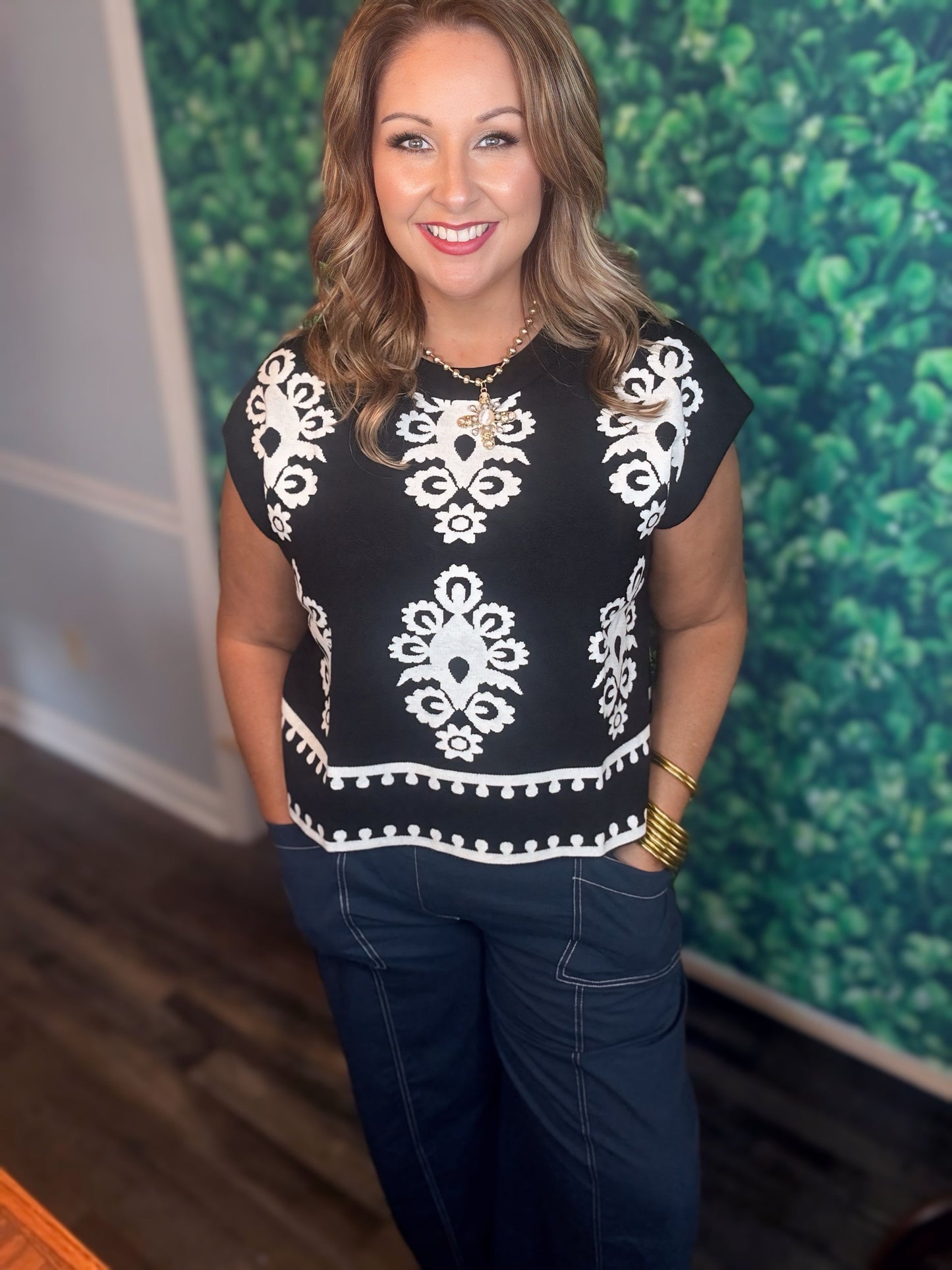 Damask Top