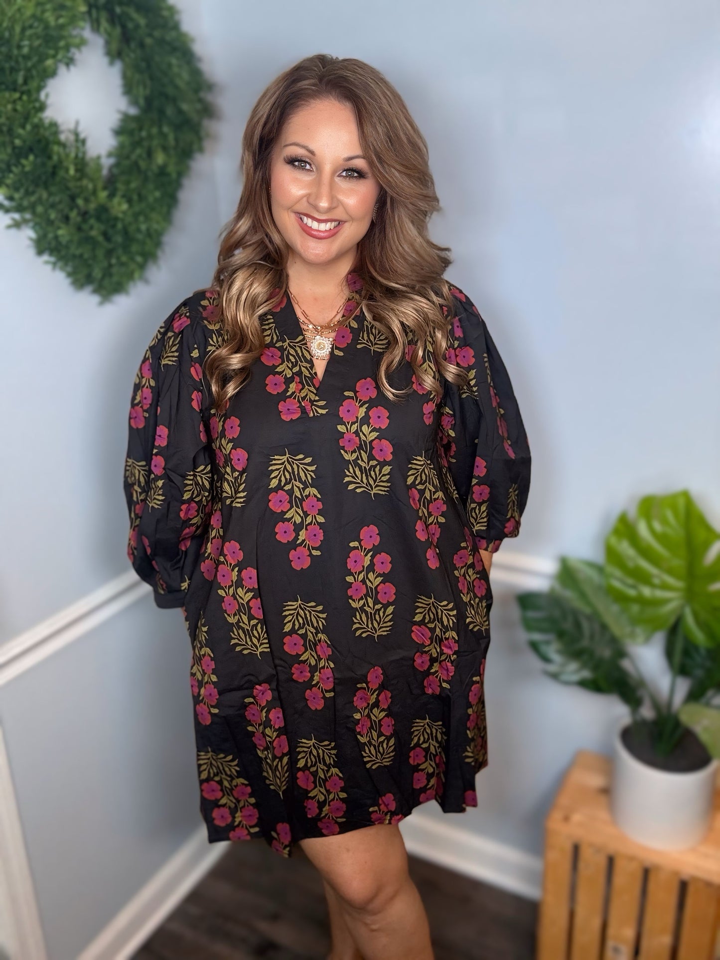 Floral Fall Dress