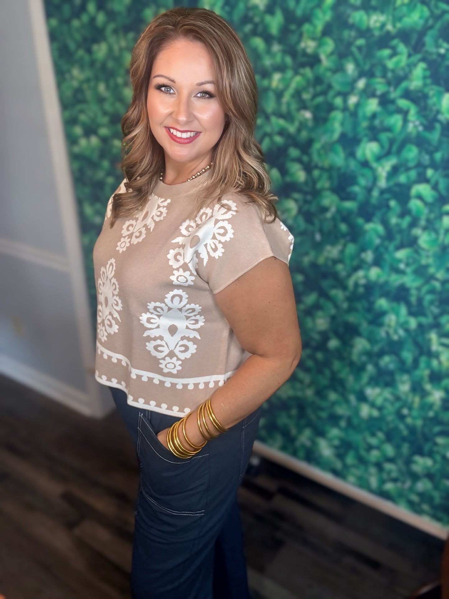 Damask Top