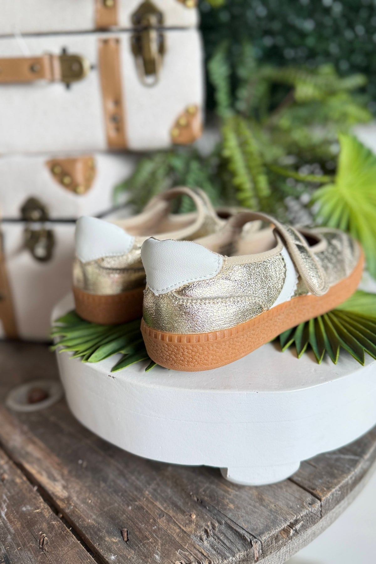 Corky's Gold Calm Down Sneakers