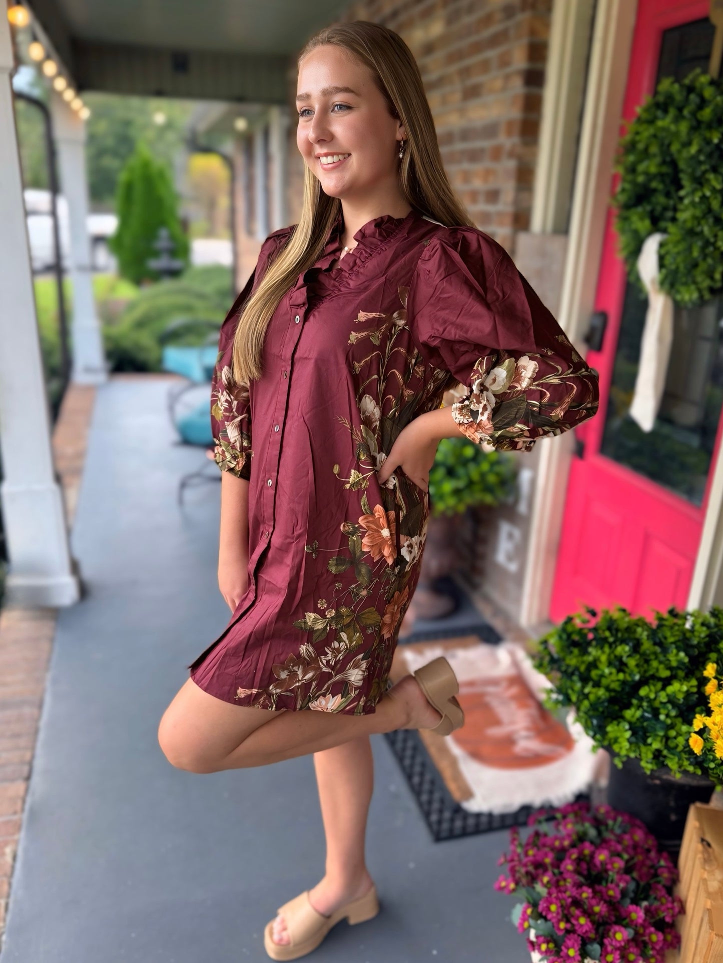 Entro Brynn Floral Dress