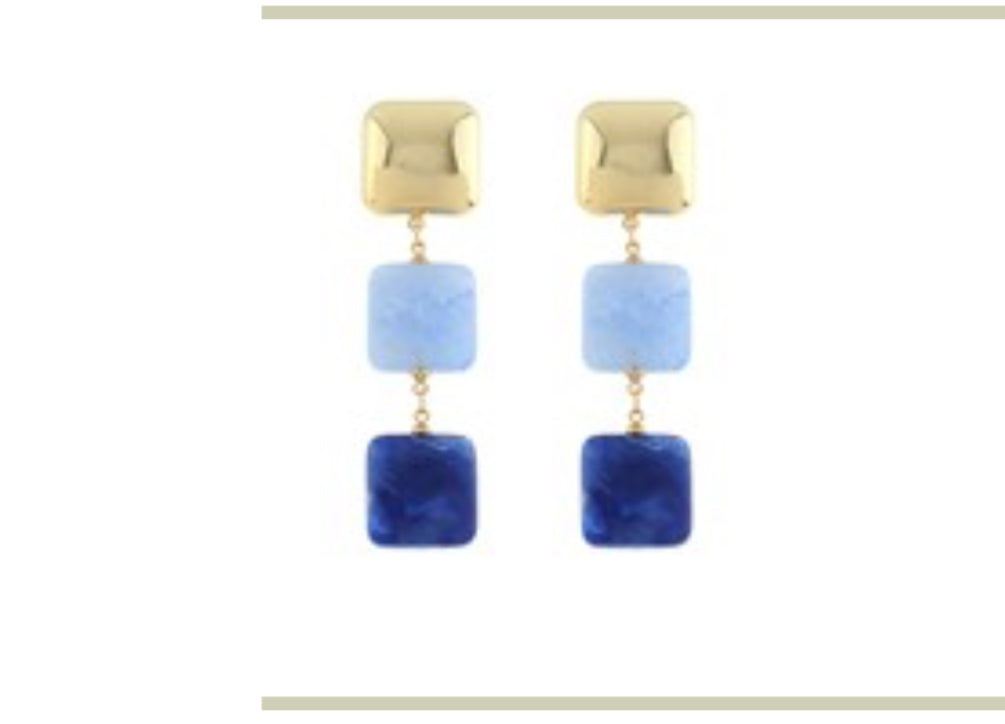 Acrylic Square Earrings