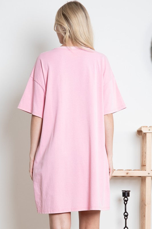 Peace Jersey Tunic Dress