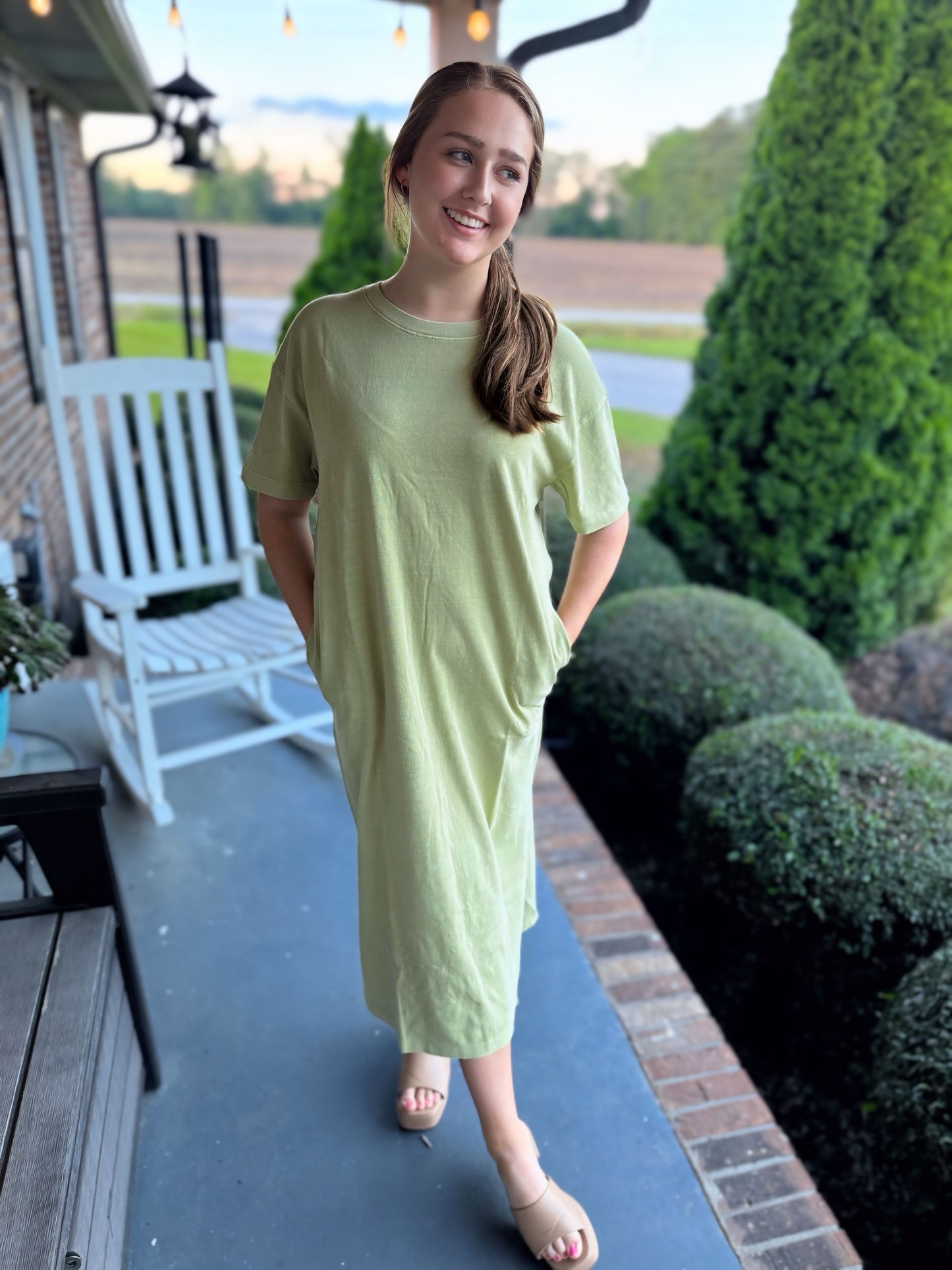 HYVE Green Dress