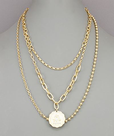 Coin Layer Necklace