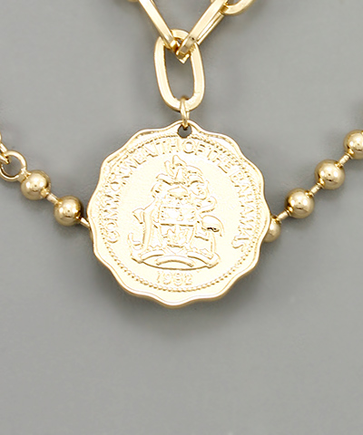 Coin Layer Necklace