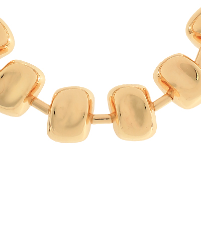 Chunky Metal Beads Necklace