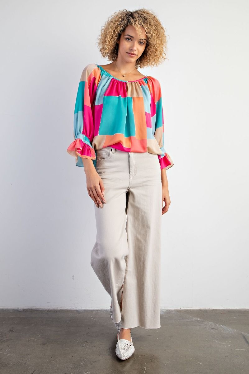 STRETCH HIGH WAISTED PANT Cream