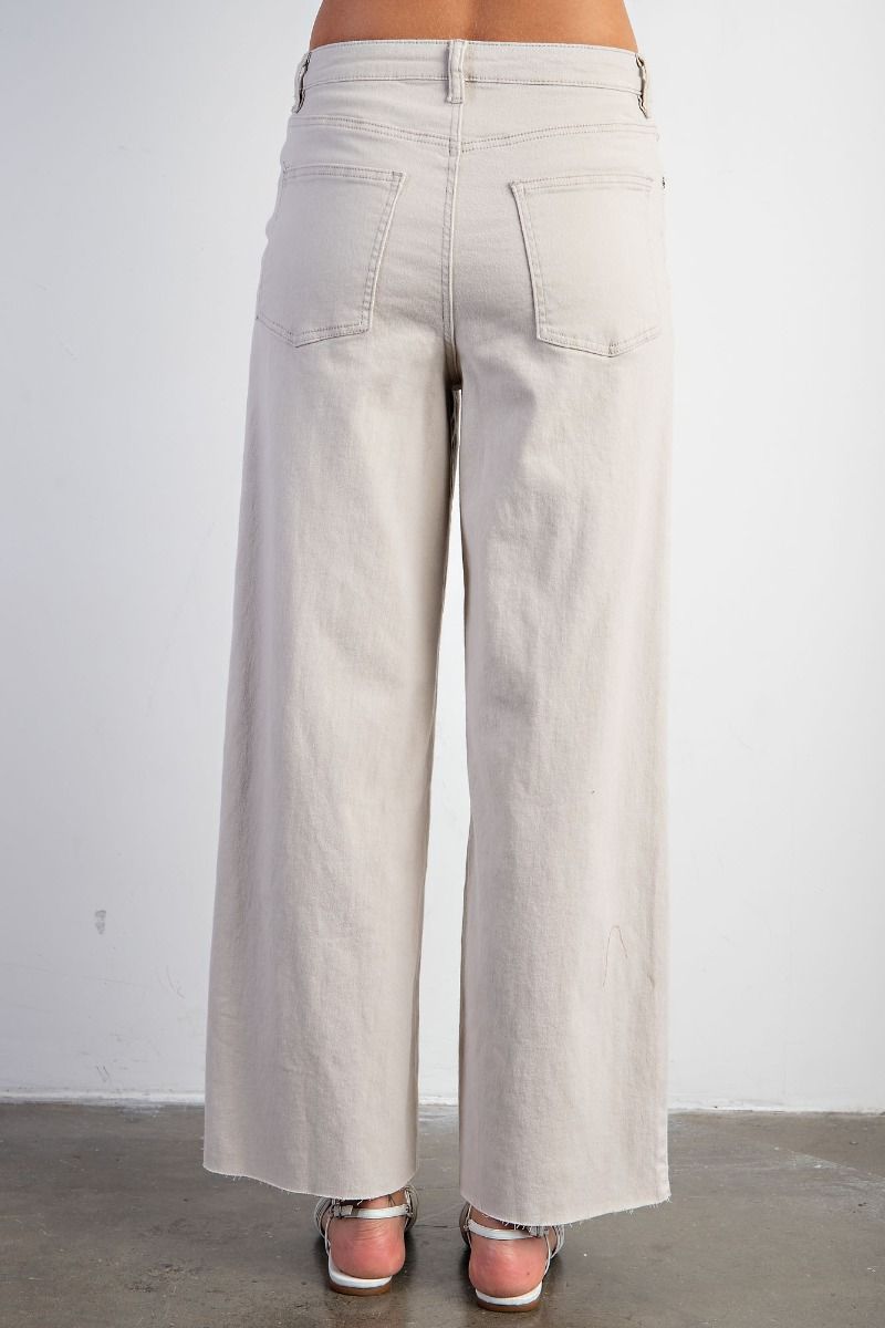 STRETCH HIGH WAISTED PANT Cream