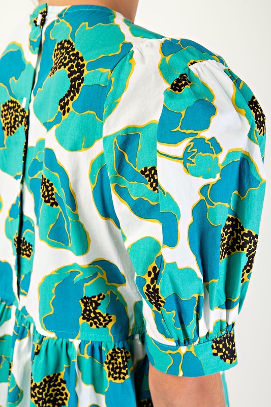 Green Poppy Dress
