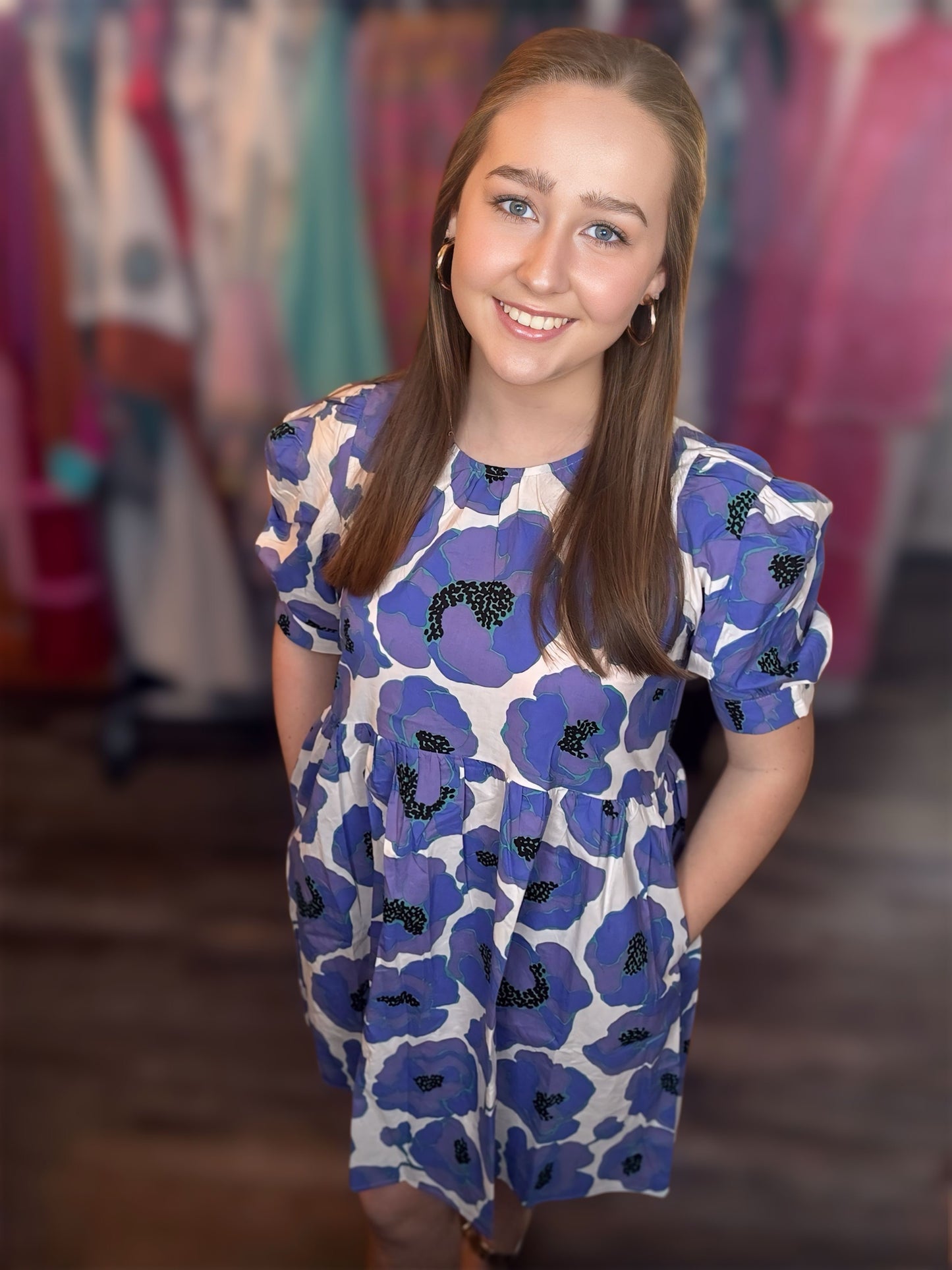 Lilac Poppy Dress