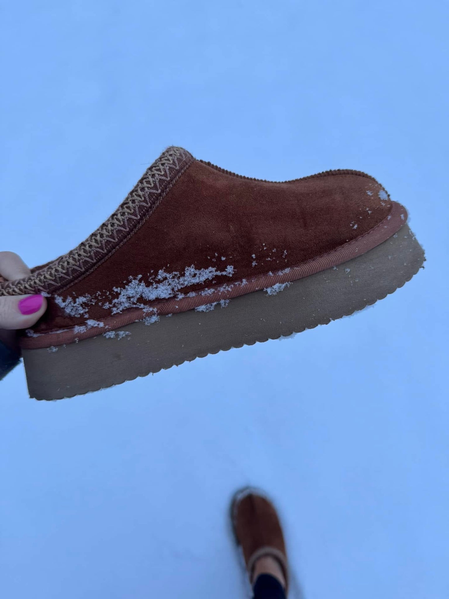 Corkys Tan Slide On Shoe