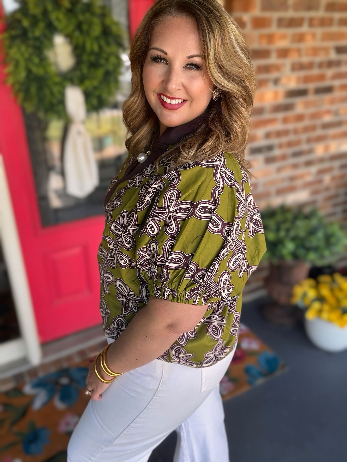 Entro Martini Olive Top