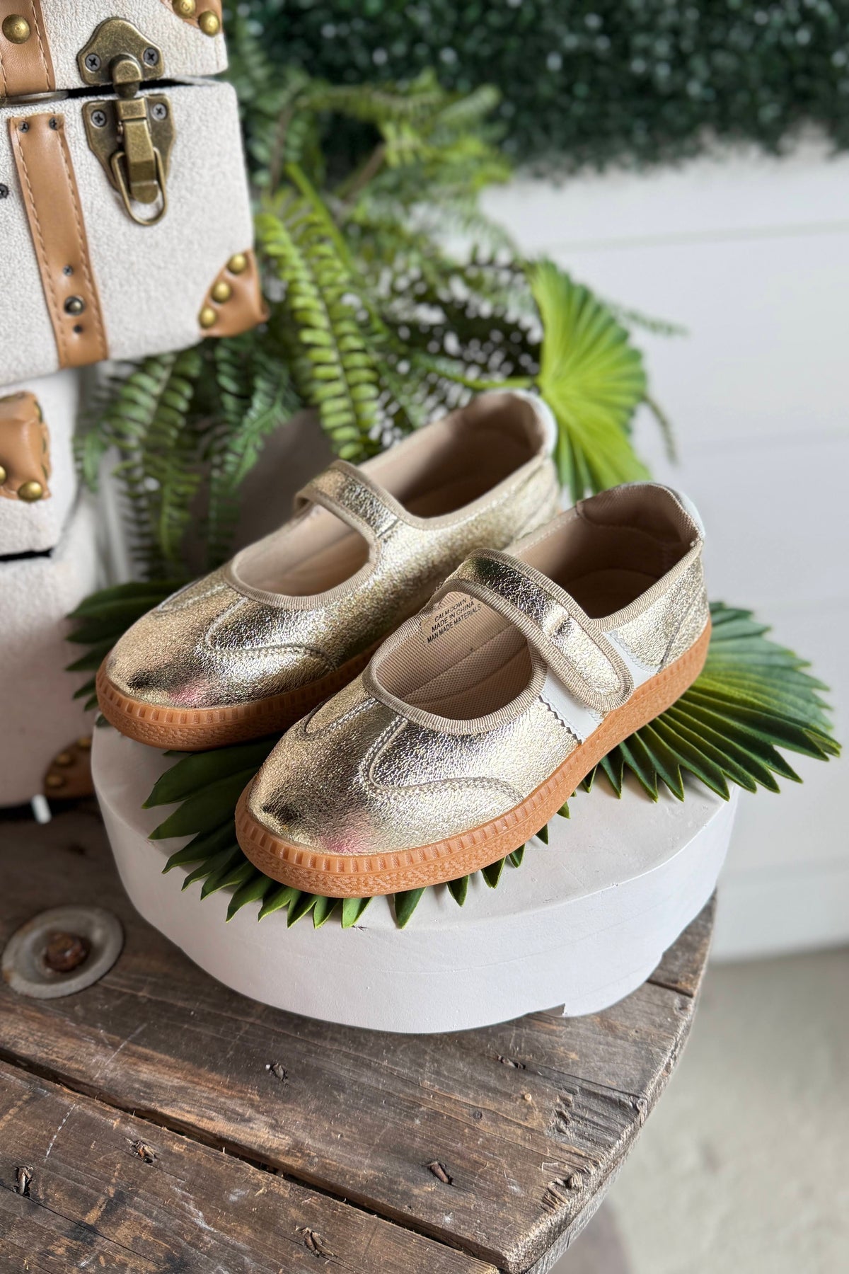 Corky's Gold Calm Down Sneakers