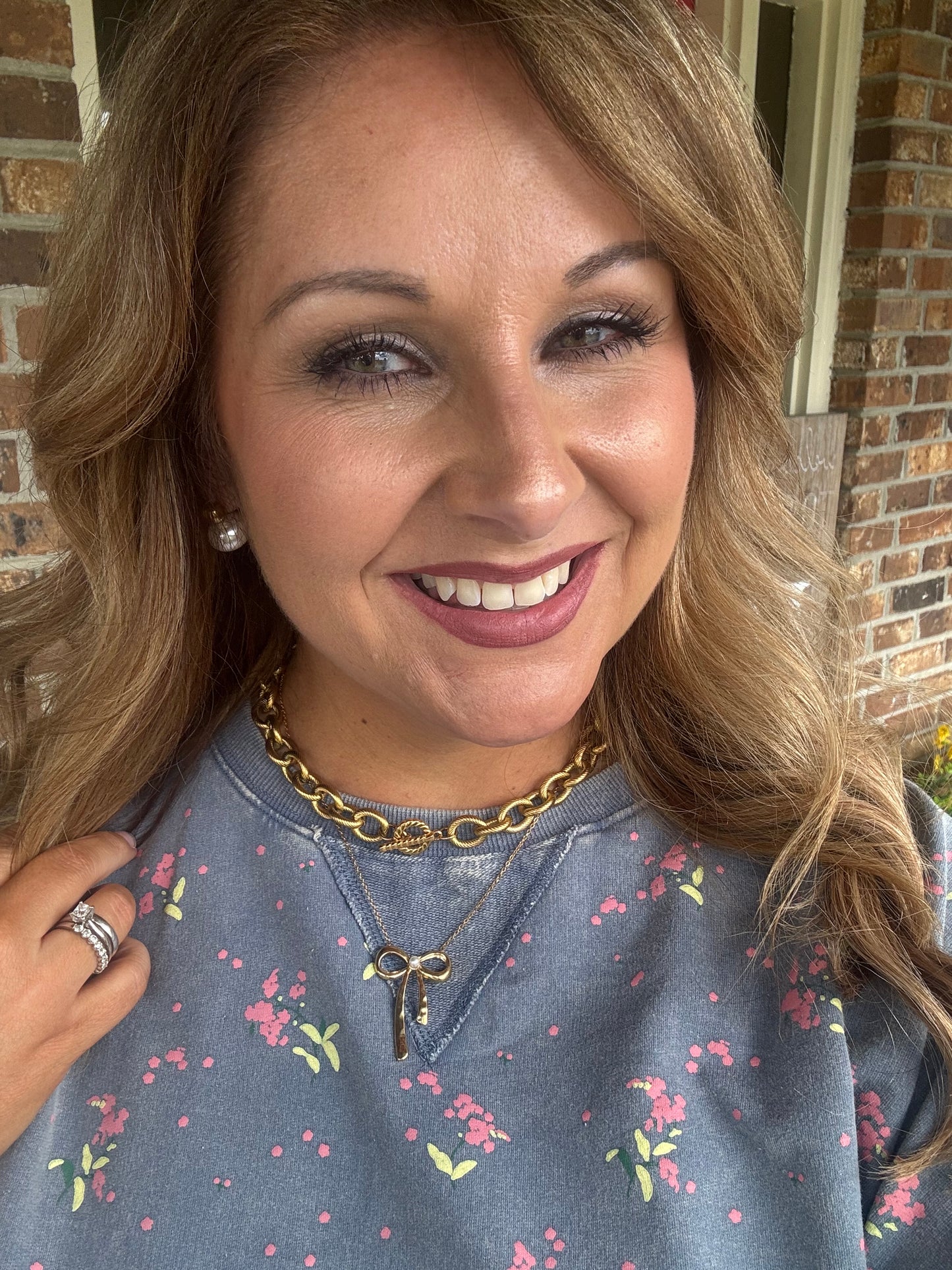 Mollie‘s bow necklace- waterproof￼