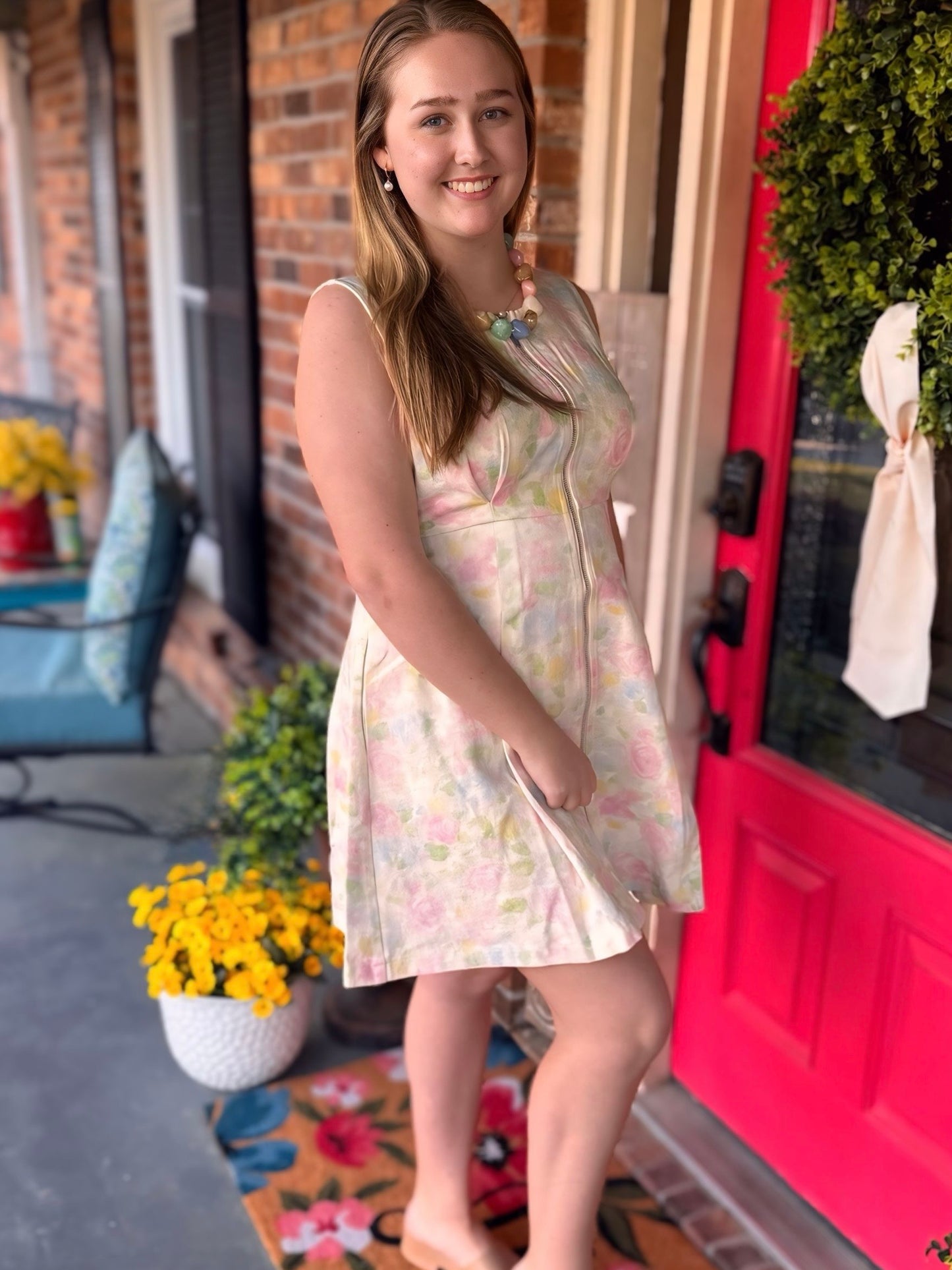 Entro Sleeveless Mini Dress