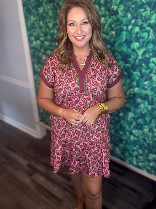 Jenny Lynn Dress in Wine
