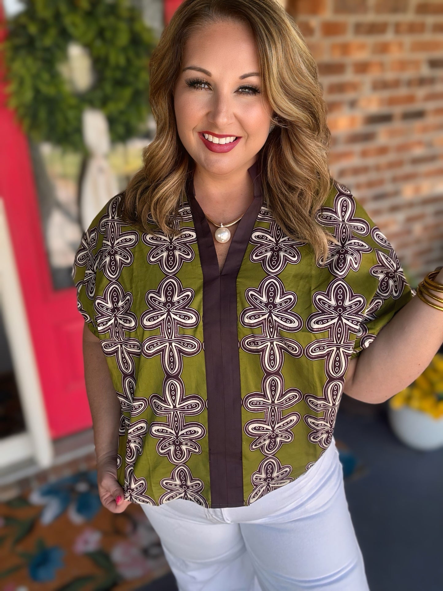 Entro Martini Olive Top