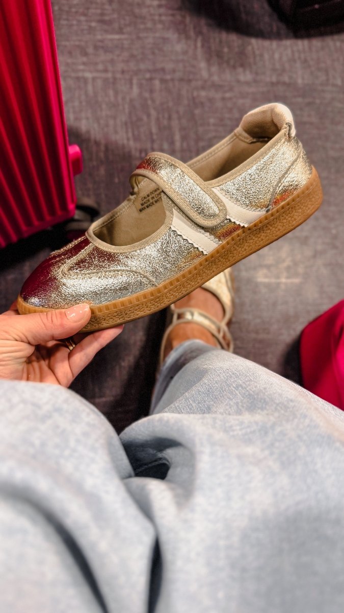 Corky Calm Down Sneaker In Gold