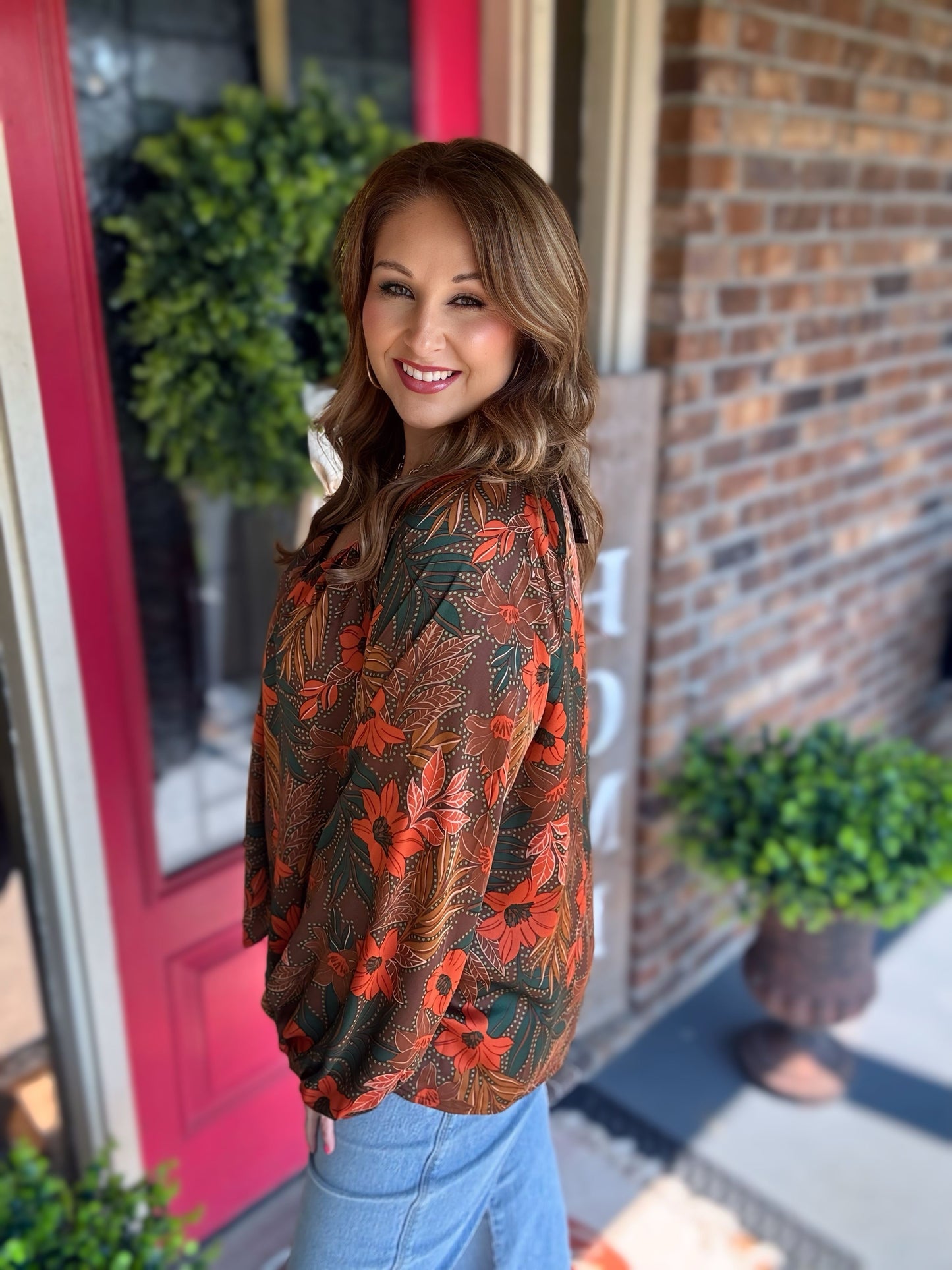 Fall Floral Top