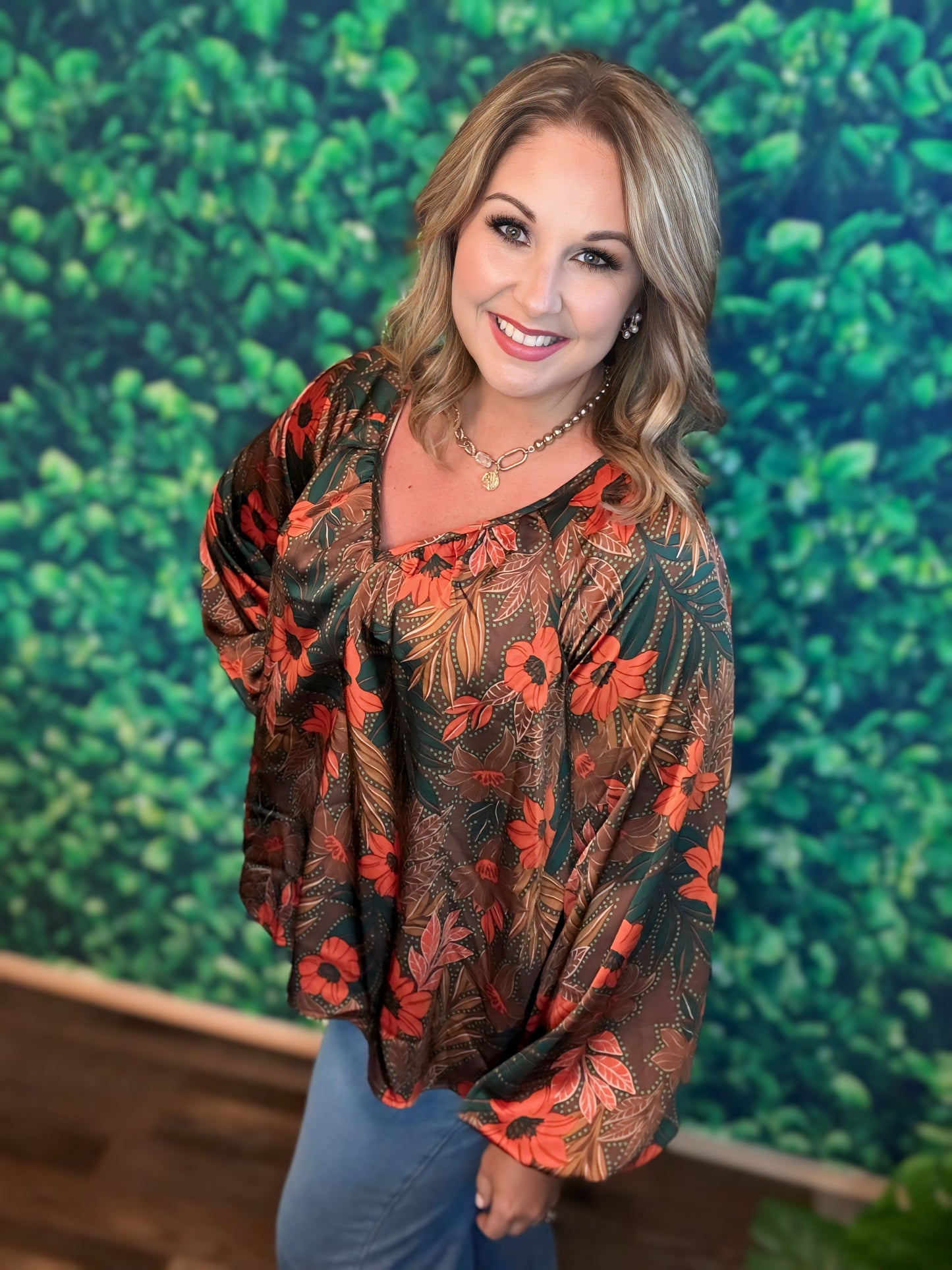 Fall Floral Top