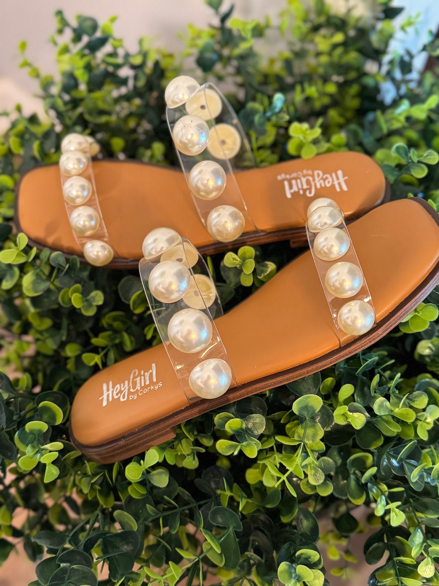 Catch A Buzz in Corkys Clear Sandal