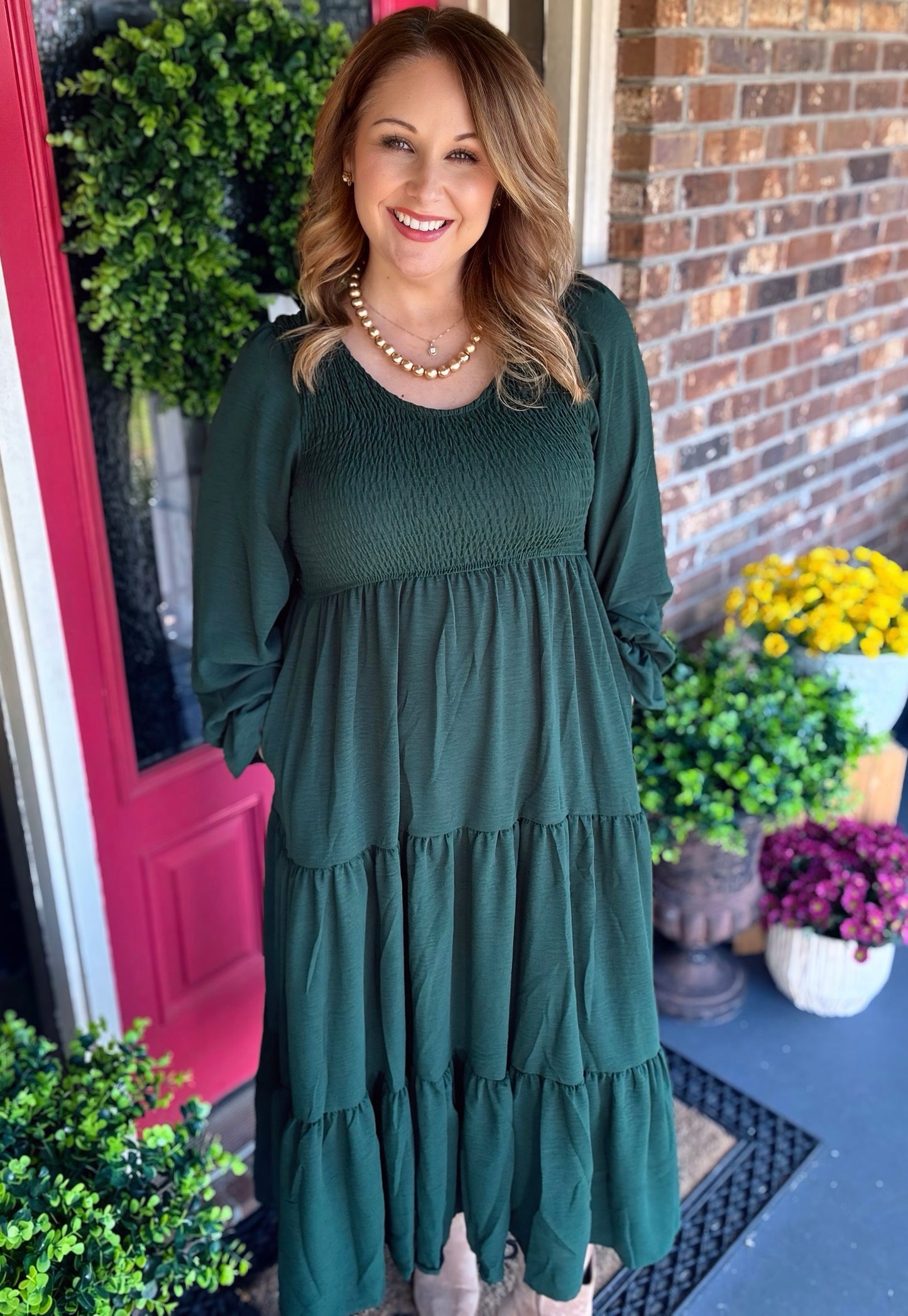 Emerald Ball Maxi Dress