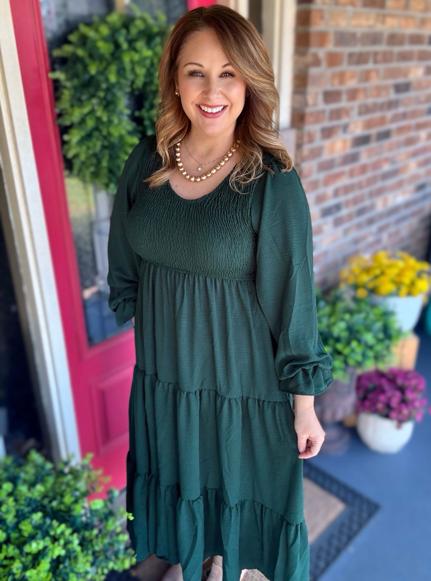 Emerald Ball Maxi Dress