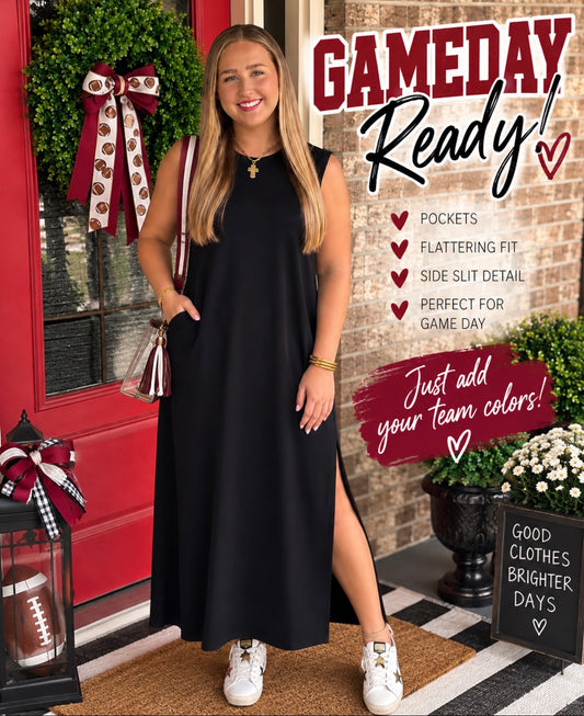 Entro Black Gameday Maxi Dress