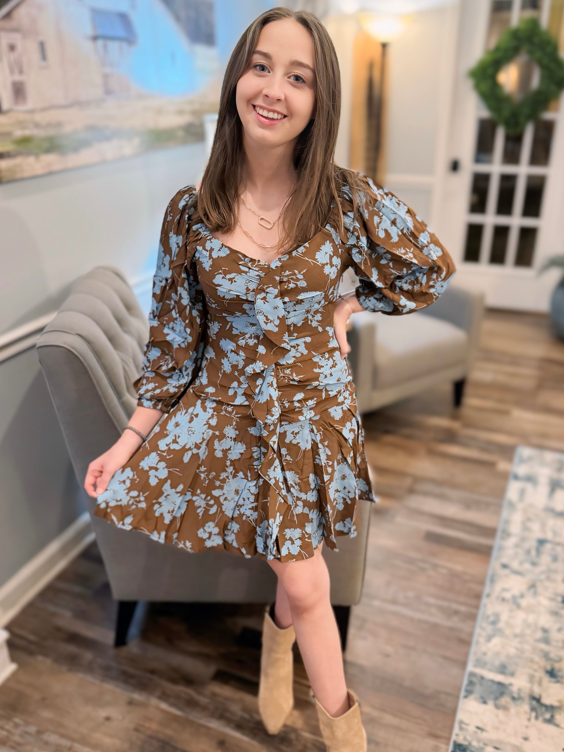 Sweetheart Neck Bubble Sleeves Fitted Dress Jenny-Lynn's Fearfully & Wonderfully Made Boutique Sweetheart Neck Bubble Sleeves Fitted Dress Jenny-Lynn's Fearfully & Wonderfully Made Boutique