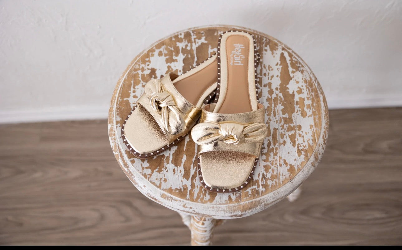 Corkys Clam Bake Gold Sandal