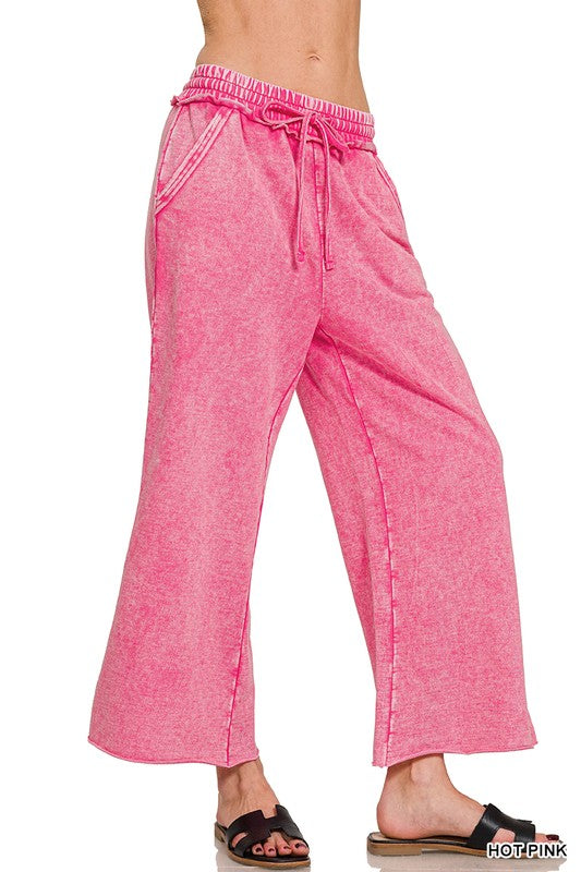 Hot Pink Terry Pant