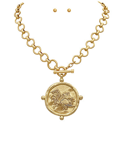 Gamecocks Pendant Necklace Set