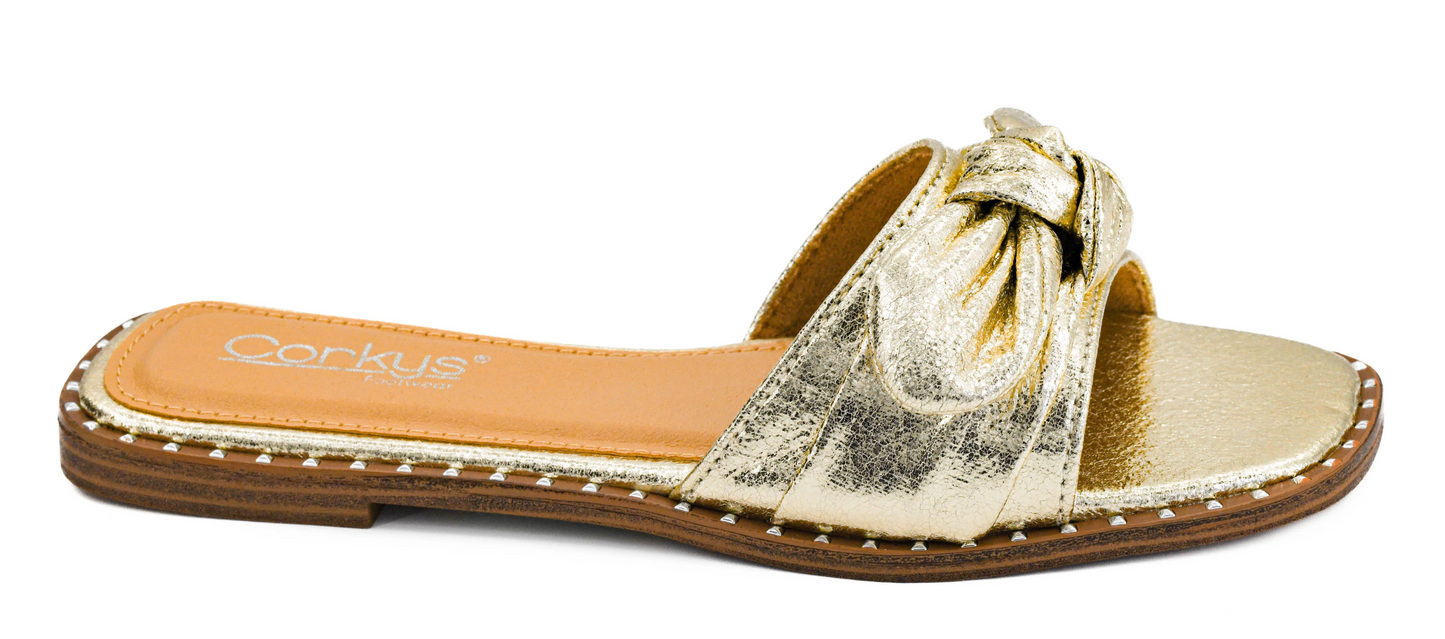 Corkys Clam Bake Gold Sandal