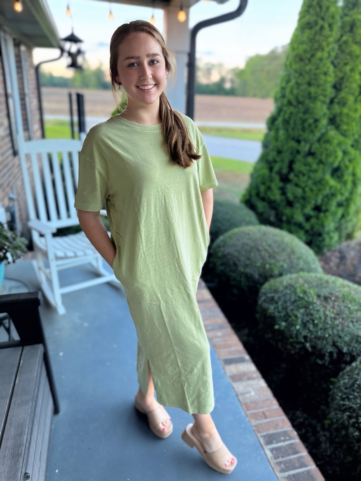 HYVE Green Dress