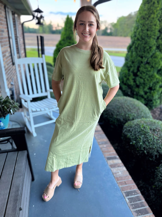 HYVE Green Dress