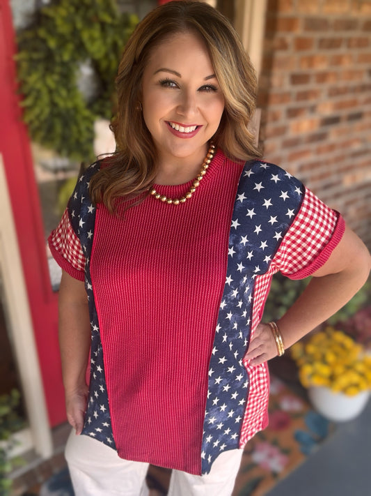 Stars and Stripes Top