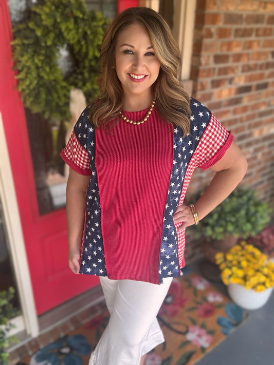 Stars and Stripes Top