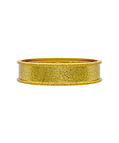 Hammered Metal Bangle Bracelet