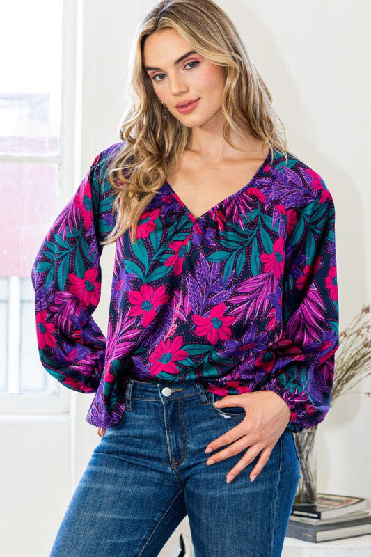 Floral Print Top