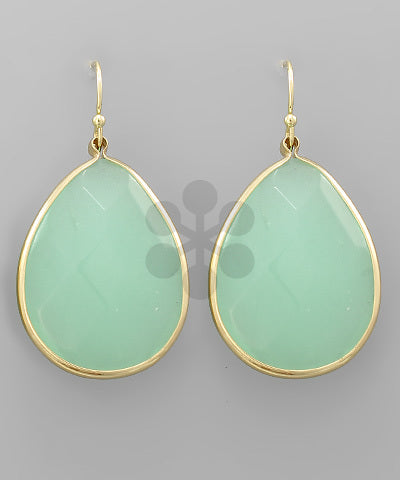 Jade Teardrop Earrings