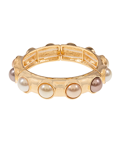 Fall Pearl Station Bracelet