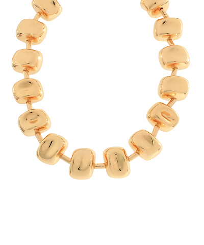 Chunky Metal Beads Necklace